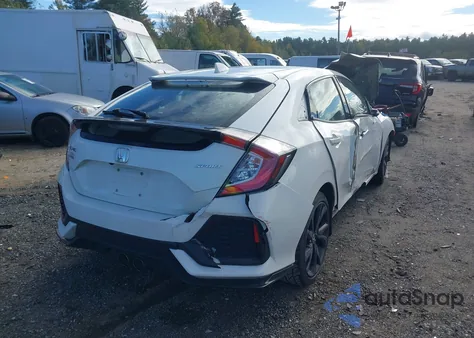 2018 Honda Civic Sport from USA, damaged, VIN SHHFK7H42JU410448